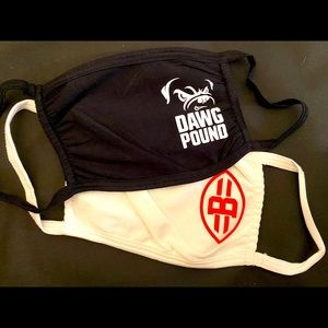 Browns face masks for adults